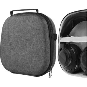 Geekria Shield Headphones Case Compatible with JBL JBL Quantum One Gaming, Quantum 600, Quantum 800, Quantum 300 Case, Replacement Hard Shell Travel Carrying Bag with Cable Storage (Grey)