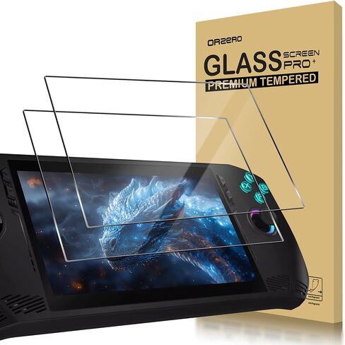 (2 حزمة) واقي شاشة زجاجي مقسى متوافق مع MSI Claw A1M 7 "" ، حواف قوس 2.5D 9 صلابة عالية الدقة خالية من الفقاعات ، واضحة تمامًا ، واضحة تمامًا in Saudi Arabia