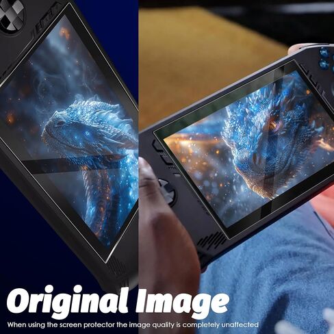 (2 حزمة) واقي شاشة زجاجي مقسى متوافق مع MSI Claw A1M 7 "" ، حواف قوس 2.5D 9 صلابة عالية الدقة خالية من الفقاعات ، واضحة تمامًا ، واضحة تمامًا in Saudi Arabia