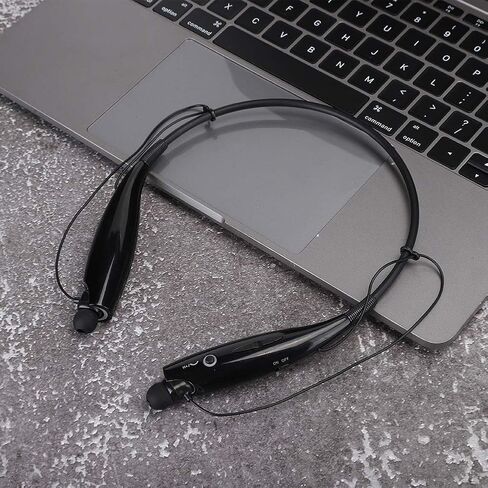 Neckband Bluetooth Headphones, HV‑800 Neckband Bluetooth Earphones Retractable Portable Stereo Sound Noise Reduction Sports Headsets in Saudi Arabia
