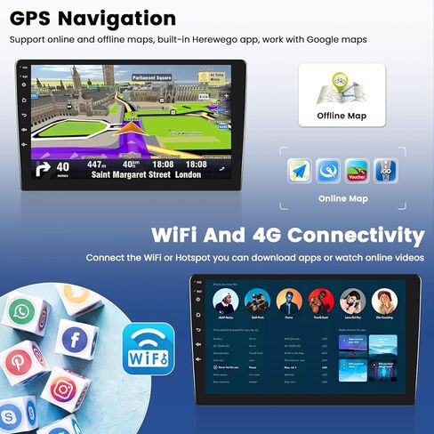 سيارات راديو للسيارات من أجل Mitsubishi Outlander 2008 2009 2010 2011 2012 2014 2015 ، Carplay Android Auto ، Android 13 System ، 2+64GB ، in Kuwait