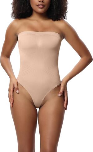 Removable Straps Shapewear Bodysuit Tummy Control for Women Sculpt Body Shaper Tank Top in Kuwait