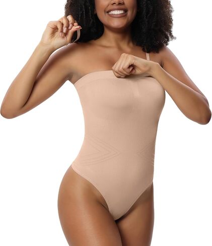 Removable Straps Shapewear Bodysuit Tummy Control for Women Sculpt Body Shaper Tank Top in Kuwait