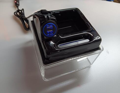 Rideshare Tip Box with Switch Controlled Colorful LED's in Saudi Arabia