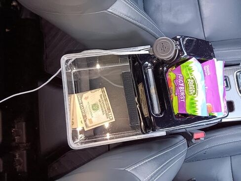 Rideshare Tip Box with Switch Controlled Colorful LED's in Saudi Arabia