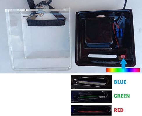 Rideshare Tip Box with Switch Controlled Colorful LED's in Saudi Arabia