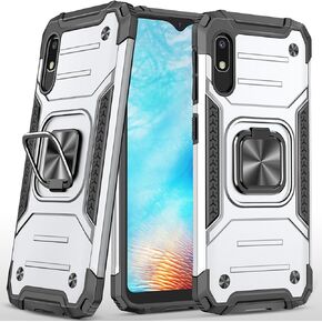 بالنسبة إلى Samsung Galaxy A10E Case Grade Grady Inclustand Case Holster Armor Cover Huchit Dridge Profacted for Samsung Galaxy A10e Phone (Sliver)
