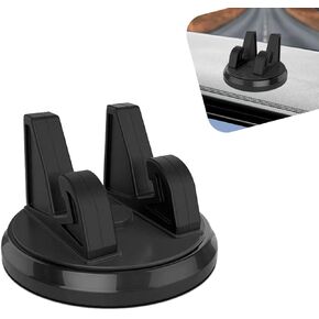 1 PC Car Phone Mount, Dashboard Phone Holder for Car, 360° Rotatable Mobile Phone Holder, Navigation Holder for Various Dashboards, Slip Free Desk Phone Stand (Black)