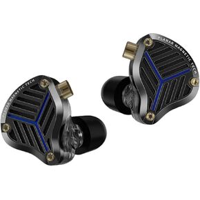 KZ PRX IEM, Planar Diaphragm Driver in ear Monitor Headphones, Noise Cancelling Earbuds Wired, Ear phones with Cord for Audiophile Singers Computer Laptop Gaming, 3.5mm Audio Plug (without mic, Black)