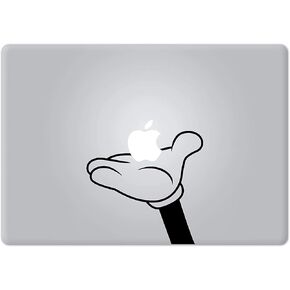 Skyline Designs Miickey Mouse Holding Apple MacBook Decal Vinyl Sticker Mac Air Pro Retina Laptop Sticker
