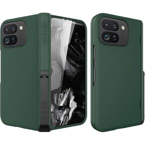 SOOPII for Google Pixel 9 Pro Fold Case with Kickstand,9 Pro Fold Protective Case with Screen Protector,Hinge Protection Phone Stand Cover for Pixel 9 Pro Fold,Green