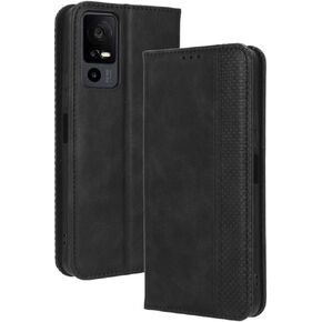 for Lively Jitterbug Smart4 Wallet Case with Card Holder, Premium PU Leather Wallet Case [Built-in 3 Credit Card Slots] [Hidden Magnetic Closure] Full Body Protective Phone Case Cover, Black