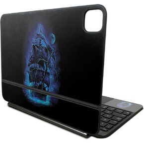 Skin Compatible with Apple Magic Keyboard for iPad Pro 11‑inch (M4) 2024 - Pirate Storm - Premium 3M Vinyl Protective Wrap Decal Cover - Easy to Apply | Crafted in The USA by MightySkins