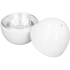 Hard Boiled Egg Cooker, Cook 4 Eggs in Minutes, Compact Design for Easy Storage, Microwaving Function for Moist and Tender Eggs