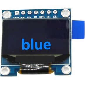 Mustpoint 2X OLED LCD Display 0.96" SSD1306 7PIN 128X64 DC 3V-5V Serial DIY Module for Arduino (Blue)