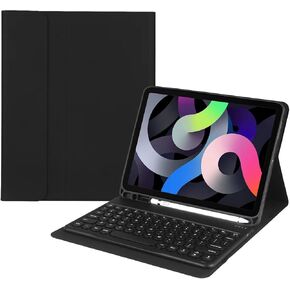Empty room Keyboard Case, Wireless Bluetooth Keyboard with 10.2/10.5 Inch IPad Case,IPad Case with Keyboard for 2021 9th/2020 8th/2019 7th Gen/Air3,Bluetooth Keyboard&Build-in Pencil Holder Case
