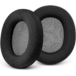GEVO Earpads Replacement for SteelSeries Arctis 1/3/5/7/7+/7P/7P+/7X/7X+/9/9X/Pro/Prime (Do Not Fit Any Arctis Nova) Headset, Ear Pads Cushions with Mesh Fabric & Memory Foam (Black)