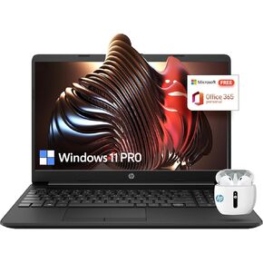 HP 15.6 Laptop Computer, Business Laptop 15 Inch HD, Intel Pentium Silver N5030 Quad Core, 32GB RAM, 1TB SSD, 1-Year Office 365, Windows 11 Pro Laptop, Ethernet Port, Numeric Keyboard, USB-C