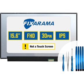 Screen Replacement for BOE NV156FHM-N48 V8.2 Grade A+ 30pin 60Hz Matte FHD 1080p IPS 15.6" LED LCD Display with Tools Tape