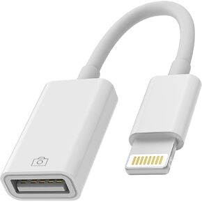 for iPhone OTG Adapter for Lightning Male to USB Female Dongle Cable for 13 11 12 Pro Max Mini Xr X Xs 8 7 Se Plus for Apple for Ipad Air Camera Card Reader Flash Drive Mouse Keyboard Hub MIDI U Disk