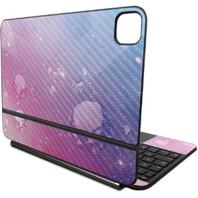 Carbon Fiber Skin Compatible with Apple Magic Keyboard for iPad Pro 11‑inch (M4) 2024 - Pink Diamond - Premium 3M Vinyl Protective Wrap Decal Cover - Easy to Apply | Crafted in The USA by MightySkins