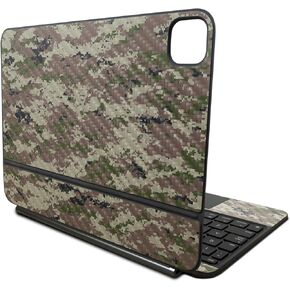 Carbon Fiber Skin Compatible with Apple Magic Keyboard for iPad Pro 11‑inch (M4) 2024 - Urban Camo - Premium 3M Vinyl Protective Wrap Decal Cover - Easy to Apply | Crafted in The USA by MightySkins