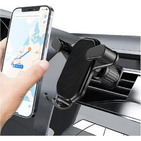 AICEL Car Air Vent Inverted Hook Phone Mount, Hands Free Vehicle Cell Phone Holder Cradle, Universal Adjustable Extension Mobile Phone Vent Clip, Compatible with All Smartphone Samsung Galaxy