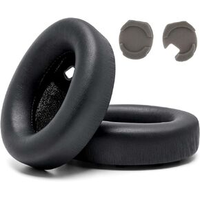 Replacement 1000XM4 Ear Pads for Sony WH-1000XM4 Wireless Overhead Headphones,with Soft Protein Leather and Memory Foam,Headset Ear Cushion Repair Parts (Black)