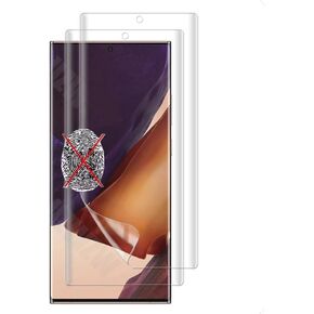 2pcs Anti-Fingerprint Matte Hydrogel film for Samsung Galaxy Note20 Ultra 5G 4G 6.9" Note 20 U Anti-Glare Transparent Soft TPU Screen Protector Explosion-Proof Fingerprint Unlock, Ultra-Thin
