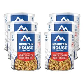Mountain House Homestyle Chicken Noodle Casserole | Freeze Dried Backpacking & Camping Food Backed by a 30-Year Taste Guarantee | Survival & Emergency Food | 6 Cans Per Case NEW