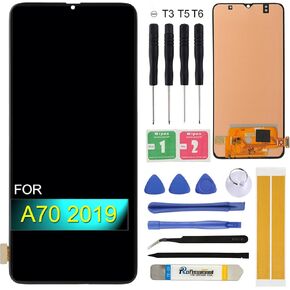 for Samsung A70 2019 Screen Replacement A705 A705F SM-A705F A705DS 6.7'' LCD Display Touch Digitizer Assembly with Tools