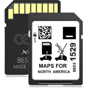 2024 Navigation SD Card Map Update, Accessories 8653 1529 Compatible with GM Chevrolet, Cadillac, and Buick. Includes Maps for The USA, Canada, and Mexico