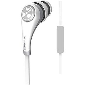 iFrogz IFPZMB-WH0 Ear Pollution Plugz, Earbuds for Mobile Devices, White