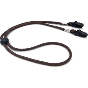 Brown Hat Chin Cord, Adjustable Hat Strap Clips Windproof Hat Lanyard on Bag Hat Holder for Travel Hat Keeper, Fishing Hats