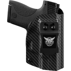 We The People Holsters - Carbon Fiber - Right Hand - IWB Holster Compatible with Smith & Wesson M&P 9C/40C / M2.0 3.5"/3.6" Compact RDS