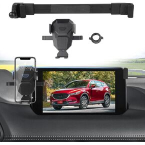 حامل هاتف CX5 للسيارة لعام 2017-2020 ملحقات Mazda CX-5 ، MPS GPS CX-5 MOUNT فقط لشاشة 7 بوصات ، وبطنة الهواء الثابتة من الهواتف الثابتة.