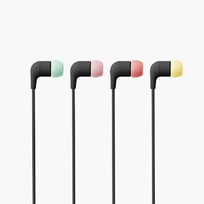 Aiaiai Pipes USB-C in-Ear Wired Earbuds, Microphone, Works with iPhone 15, Android and Laptop - Black