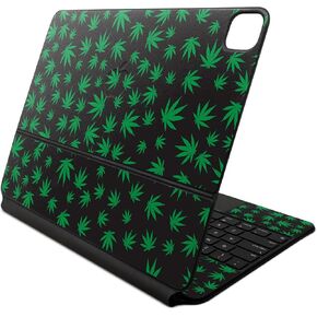 Skin Compatible with Apple Magic Keyboard for iPad Air 13-inch (M2) 2024 - Marijuana - Premium 3M Vinyl Protective Wrap Decal Cover - Easy to Apply | Crafted in The USA by MightySkins