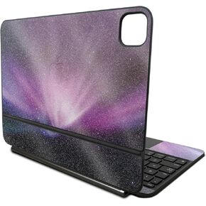 Glossy Glitter Skin Compatible with Apple Magic Keyboard for iPad Pro 11‑inch (M4) 2024 - Spaced Out - Premium 3M Vinyl Protective Wrap Decal Cover - Easy to Apply | Crafted in The USA by MightySkins