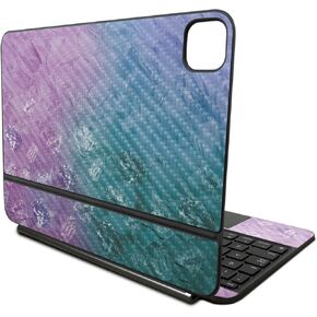 Carbon Fiber Skin Compatible with Apple Magic Keyboard for iPad Pro 11‑inch (M4) 2024 - Diamond Grunge - Premium 3M Vinyl Protective Decal Cover - Easy to Apply | Crafted in The USA by MightySkins