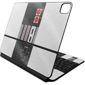 Glossy Glitter Skin Compatible with Apple Magic Keyboard for iPad Air 13-inch (M2) 2024 - Retro Gamer 3 - Premium 3M Vinyl Protective Decal Cover - Easy to Apply | Crafted in The USA by MightySkins