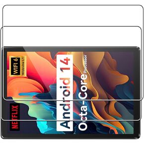 Screen Protector for Urao C107 Android 14 Tablet 10 inch 2024,Tempered Glass Film Anti-Scratch High Touch Sensitivity,2 Pack.