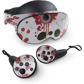 MightySkins Glossy Glitter Skin Compatible with Meta Quest Pro - Bullet Holes | Protective, Durable High-Gloss Glitter Finish | Easy to Apply, Remove, and Change Styles | Made in The USA