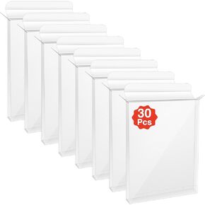 30Pcs Clear Protective Box Case Display Sleeve Protector,Steelbook Protector Case for PS3, for PS4, for PS5,Anti Dust,Scracth Free Clear PET Cases Protector