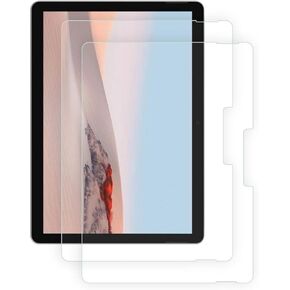 Designed for Microsoft Surface Go 4 / Surface Go 3/ Surface Go 2 / Surface Go(10.5 inch, 2023/2021/2020/2018) Tempered Glass Screen Protector 9H Anti Scratch HD Clear Bubble Free(2pcs)