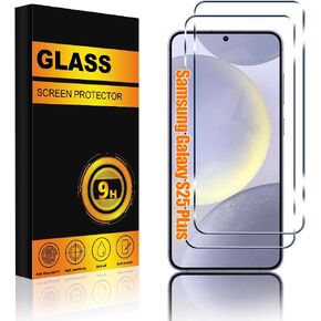 2 PACK for Samsung Galaxy S25 + / S25 Plus 5G Screen Protector Tempered Glass 9H Hardness Anti-Scratch Easy Installation Bubble Free Case Friendly