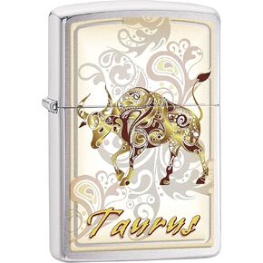 Zippo Lighter Horoscope Zodiac Signs (Taurus #Z506)