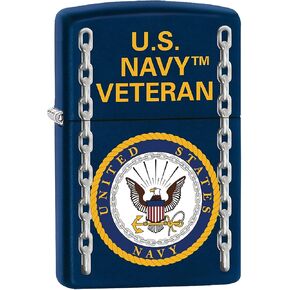 Zippo Lighter- United States Veteran Navy Matte Windproof Lighter #Z504