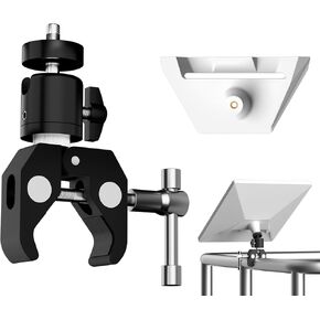 Starlink Mini Mount, Starlink Mini Clamp Pole Mount,Adjustable Mini Mount for RV/Yacht/Camper/Guardrails, Includes Starlink Mini Adapter