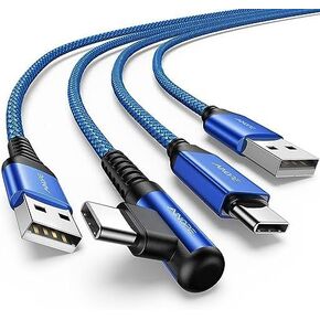 Ainope [2 pack ، 6.6 قدم كابل USB C [90 ° و 180 ° زاوية] in Kuwait